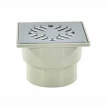 Трап 110 с гориз. вып. и Нерж. реш. 150х150 ТА1112 Анипласт*** К