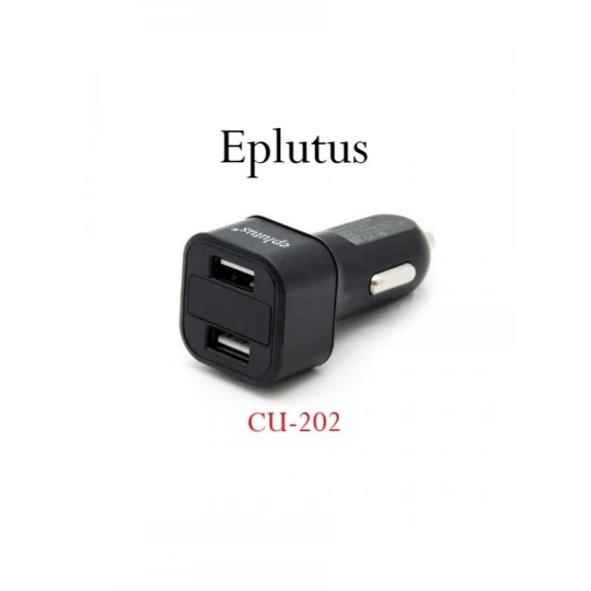 АЗУ Eplutus CU-202 (2.1A, 5V, 2USB, вольтметр)