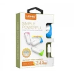 АЗУ LDNIO C332 с кабелем Lightning (3.4A, 2USB) (Я)