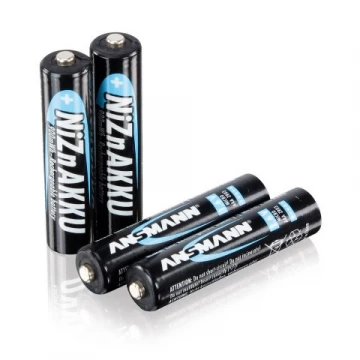 Аккумулятор R-03 Ni-Zn 1,6v * 900ma/h, 550ma/h ANSMANN (Я)