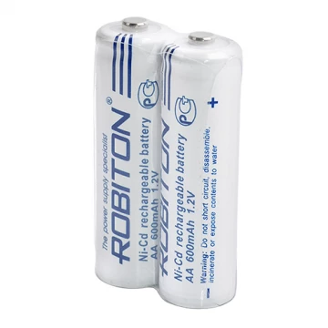 Аккумулятор Ni-Cd ROBITON 600NCAA AA 600mah 1.2V