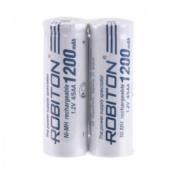 Аккумулятор Ni-MH ROBITON 1200MH4/5AA-2 1.2V 1200mah с плоским контактом
