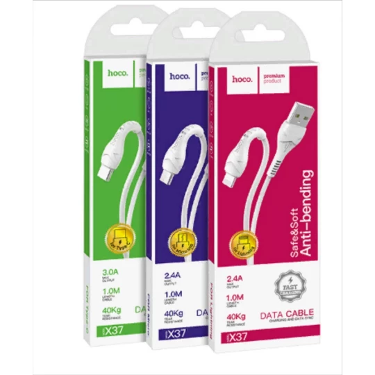 Кабель USB - Lightning HOCO X37 (1 м, 2.4A)