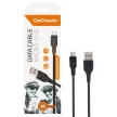Кабель USB - Micro USB GoPower GP01M (1 м, 2,4А)