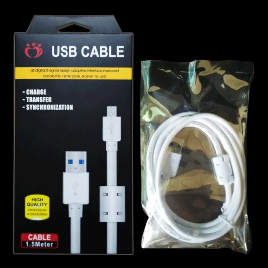 Кабель USB - Micro USB UNS-K102 (1,5 м) с Фильтрами