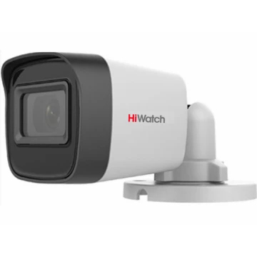 Камера HD-TVi HiWatch DS-T500 (C) с Smart-ИК подсветкой до 30м (Цилиндр, 2,8мм, 5Mpx, 2592х1944, IP67, TVI/AHD/CVI/CVBS)