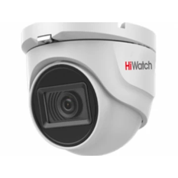 Камера HD-TVi HiWatch DS-T503 (С) с EXIR подсветкой до 30м (Купол, 2,8мм, 5Mpx, 2592х1944, IP67, переключаемые TVI/AHD/CVI/CVBS)