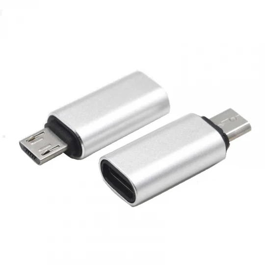 Переходник гн. Type-C х шт. micro USB (металл) T08