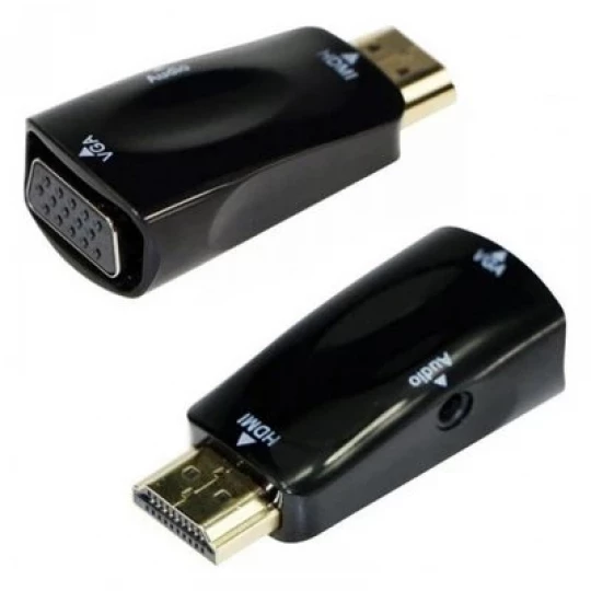 Переходник шт. HDMI * гн. VGA + AUX H06