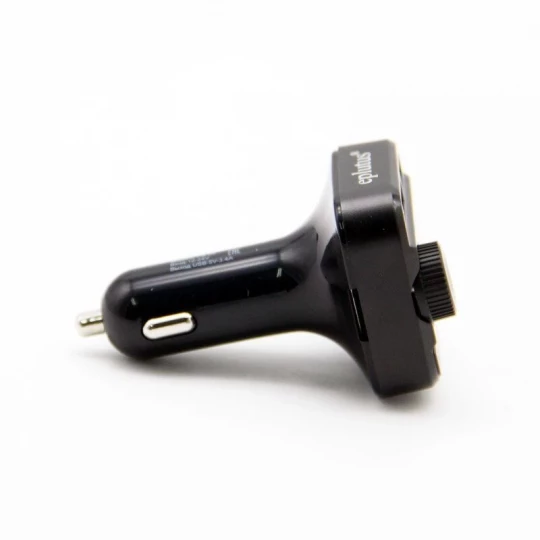 Радио FM-модулятор Eplutus FB-09 (Bluetooth, hands-free,12/24V, microSD, 2хUSB 5V, 3.4А, пульт)