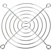 Решетка для вентилятора K-G09A06-4HA (92мм, 6 колец, 4 отв, метал, хром)