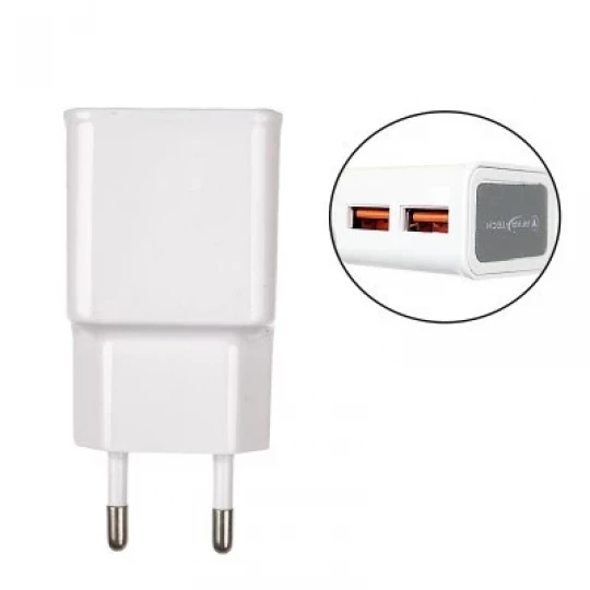 СЗУ (5V/2A, 2 USB) MR138 LED MRM (без упаковки)
