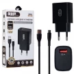 СЗУ MRM S95 с кабелем Type-C (3.1A, 1 x USB, QC3.0) черный