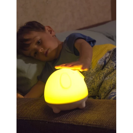 Силиконовая аккумуляторная лампа - ночник RGB 
