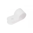 Скоба под винт 6 мм, белая (упак. 50 шт) REXANT 07-4406