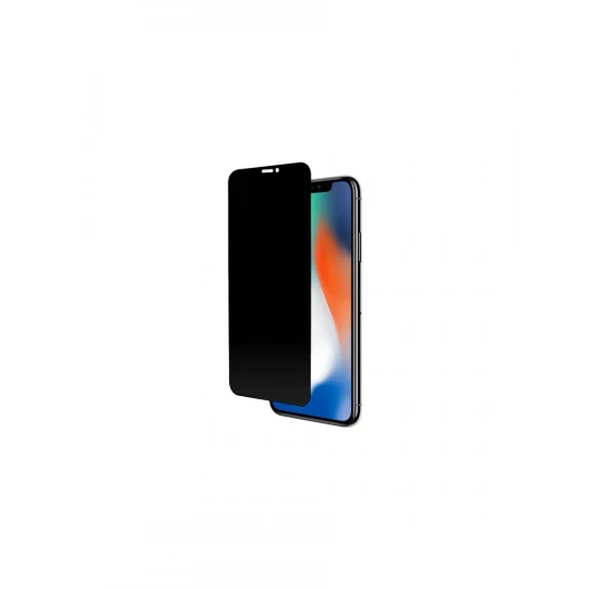 Стекло защитное iP 11 PRO / X / XS Антишпион MIVO M020 (Черный)