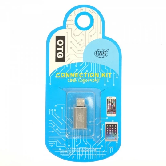 Универсальный OTG адаптер Type-C на Lightning MRM MR140 (блистер)
