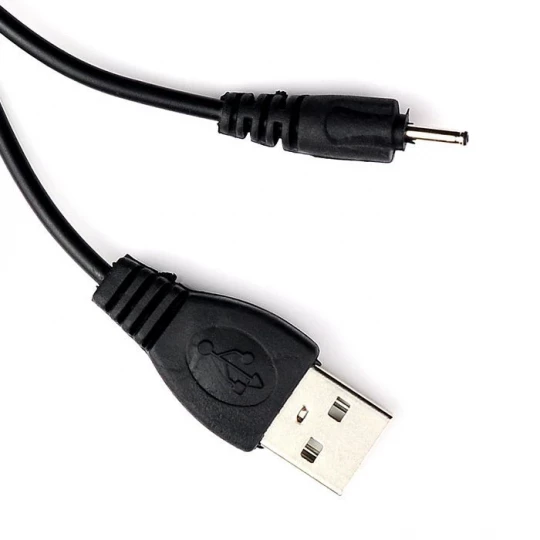Шнур питания штекер (2.5х0.7) на штекер USB (50см)