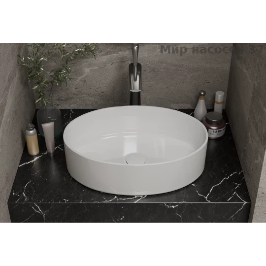 Раковина накладная D&K Matrix DT1390316, 500*360*140мм, белый