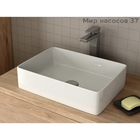 Раковина накладная D&K Berlin DT1431216, 470*360*110мм, белый