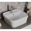 Раковина накладная D&K Quadro DT1510916, 430*425*175мм, белый