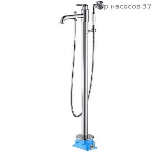 Смеситель для ванны напольный (внешняя и скрытая часть) AQUATEK AQ1545CR Классик