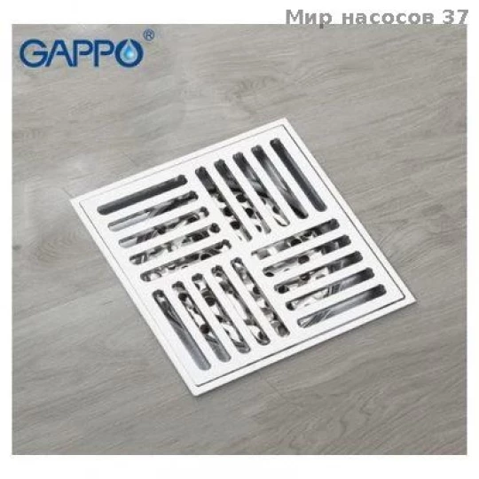 G81051 Трап 50 вертикальный GAPPO 100*100 (хром)