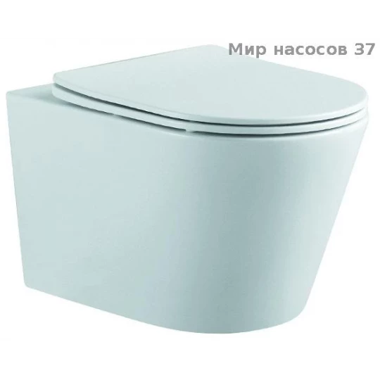ВЕГА Унитаз подвесной безободковый 525*360*320 AQ1905-00 Белый