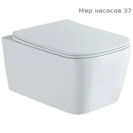 Унитаз подвесной безободковый Aquatek ЛИБРА New AQ0530N-00 525*360*290мм