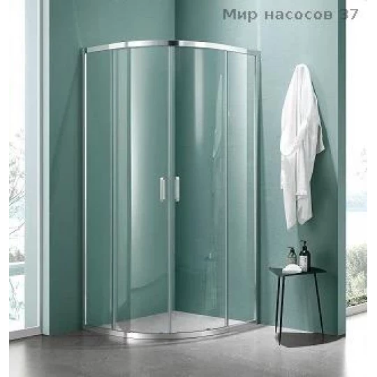 Душевой уголок 1/4 круга, двери раздвижные 200х100x100 AQNAA2142-100