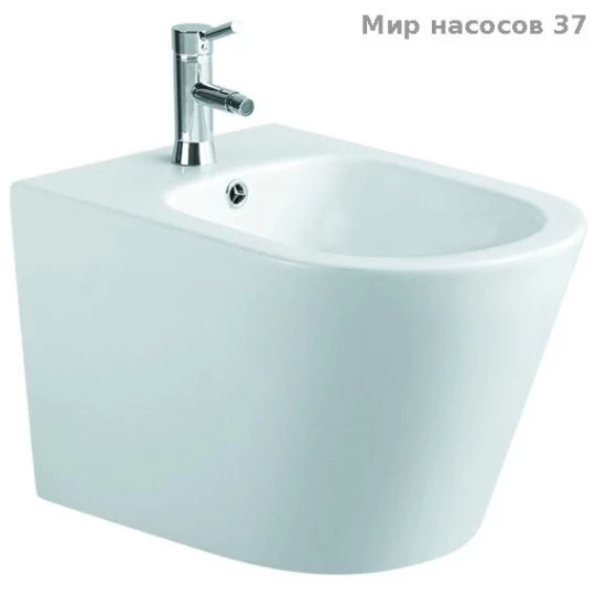 Вега подвесное биде 530*360*330 мм AQ1057-MW белое матовое