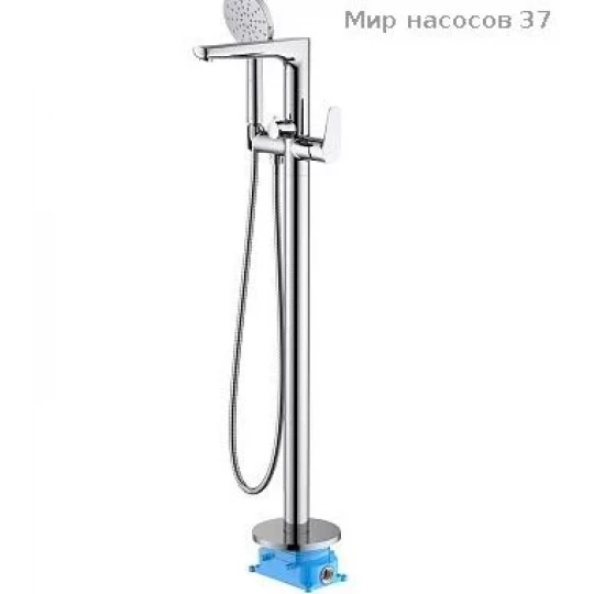 Смеситель для ванны напольный (внешняя и скрытая часть) AQUATEK AQ1145CR Бетта