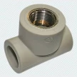 Тройник п/п комбинированный 25*3/4 вн рез серый, SPK