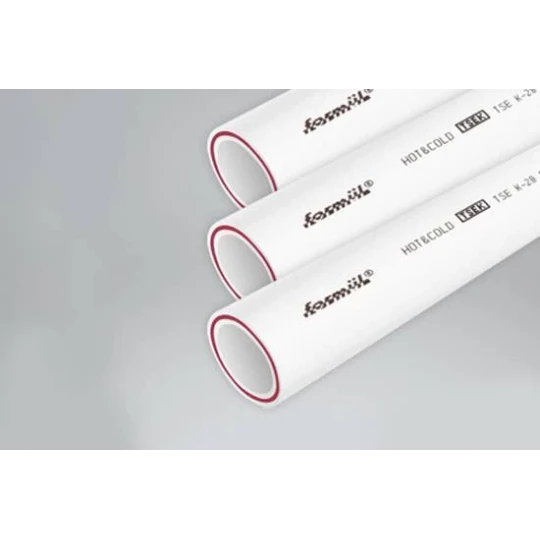 Труба PN20 4м 20*2.8 стекловолокно бел (140м), FORMUL.