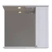Зеркальный шкаф ЛИРА-70, 1 дв., белый SanStar
