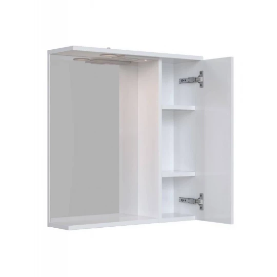 Зеркальный шкаф ИЮНЬ-60 П, 1/дв, белый, SanStar