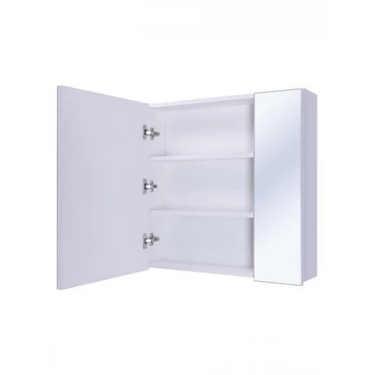 Зеркальный шкаф 90 Трюмо, без подсветки, белый SanStar.