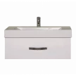 Тумба подвесная Виктория -110 с 1ящ. белая эмаль, Misty.