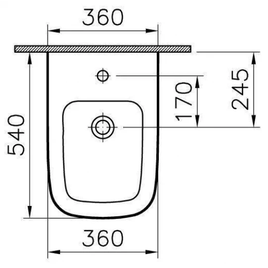 Биде S20 (5509В003-0288),белый,Vitra.