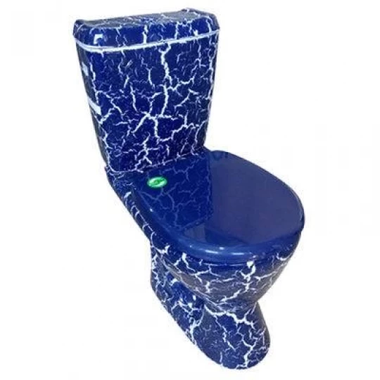 Компакт-унитаз ЛИРА кракелюр, Rosa.