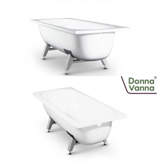 Ванна стал DONNA VANNA 150*70*40 (2мм),без ранта.(с опорой),ВИЗ.