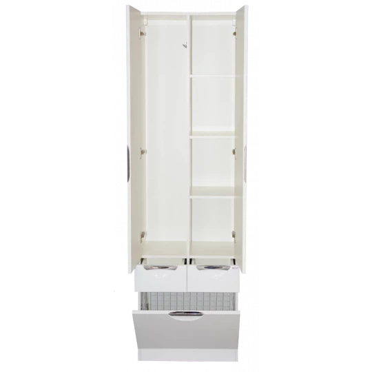 Пенал Жасмин- 60 белая эмаль + Б/К с 2 ящ.,Misty.
