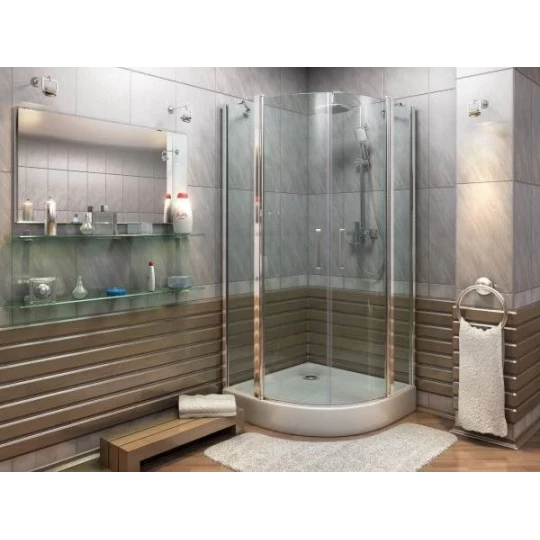 Душевой угол ПАНДОРА R 900*900*1850 BAS