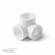Тройник (белый) PPRC d 25 двухплоскостной PRO AQUA (25шт/150шт) / РТП