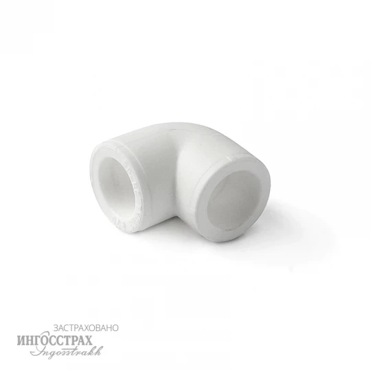 Угольник (белый) PPRC 90' d40 PRO AQUA (10шт/60шт)