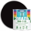 0006684 Эмаль ПФ-115 PROREMONTT черная глянцевая 0.9кг (10)