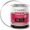 0007677 Эмаль ПФ-115 ЛАКРА белая матовая 1кг (10)