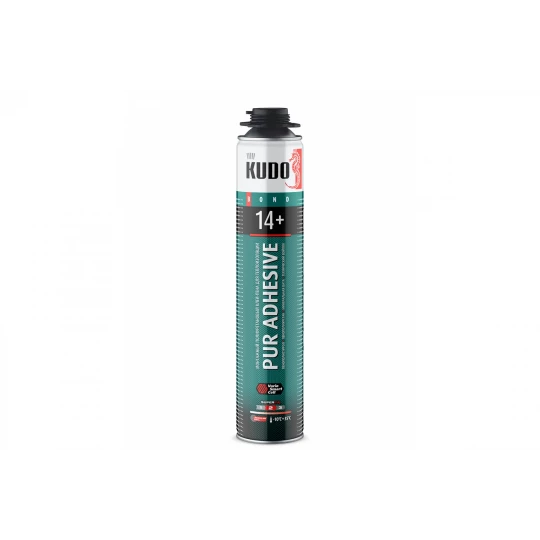 54413 Пена-клей KUDO для теплоизоляции Pur Adhesive PROFF 14+ 1000мл (KUPP10UAPS)
