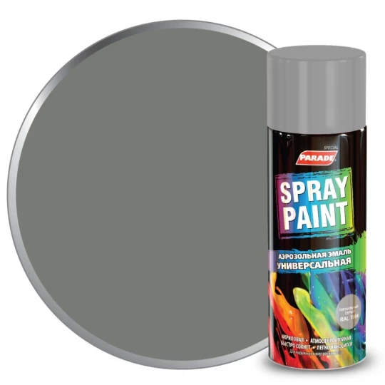 0006357 Эмаль PARADE SPRAY PAINT 335 серый 400мл