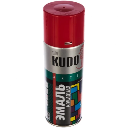 22049 Эмаль KU-DO вишневая 520мл аэрозоль KU-1004